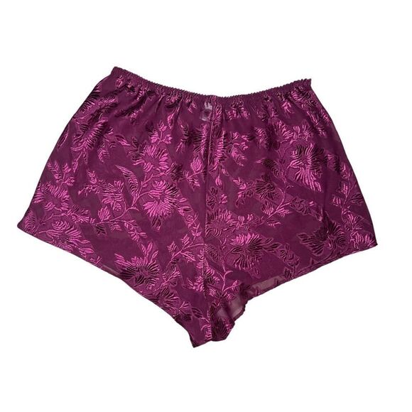 Frederick’s of Hollywood Women’s Small Pajama Set Tank & Shorts Purple Bows - Picture 9 of 9